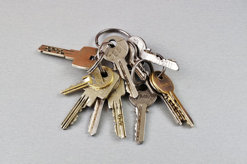 Fabric Scrap Keychains